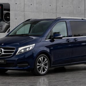 MB V-Class 2017 metu, tamsiai melynos spalvos