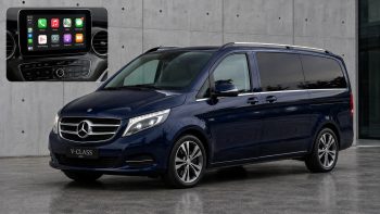 MB V-Class 2017 metu, tamsiai melynos spalvos