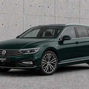 VW Passat žalios spalvos
